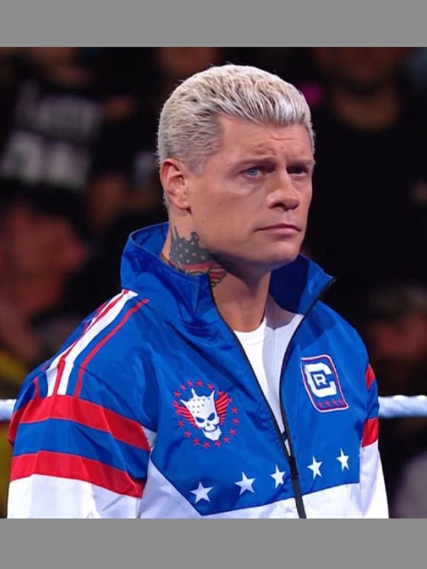 Stars and Stripes Windbreaker Jacket Cody Rhodes
