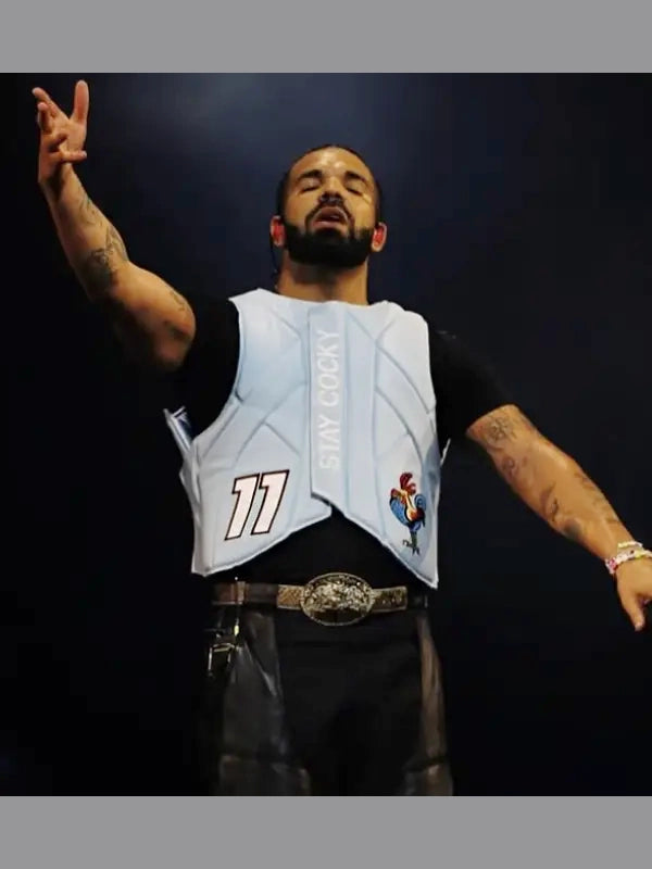 Stay Cocky Drake Vest Blue