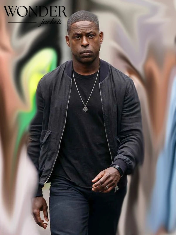 Sterling K. Brown Paradise Black Bomber Jacket