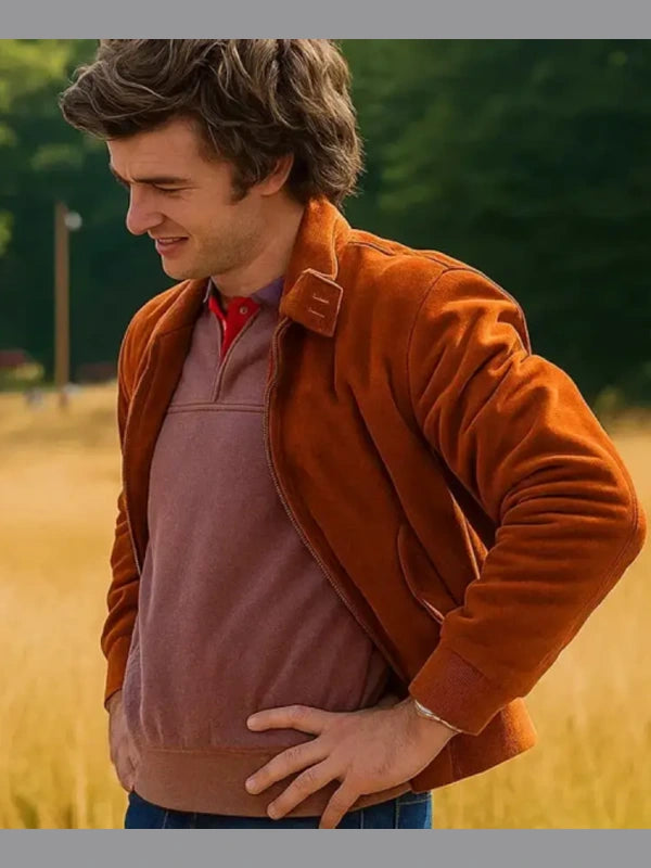 Stranger Things S05 Joe Keery Brown Jacket