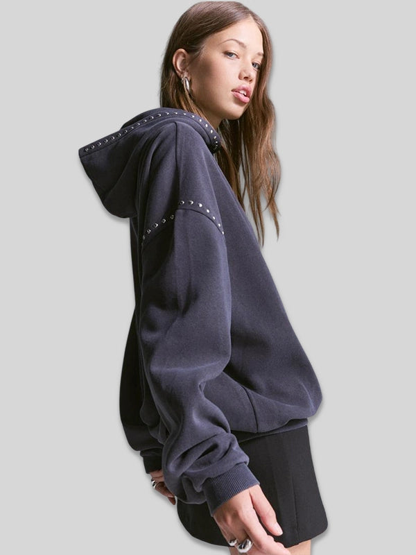 Studded Bershka Hoodie Women
