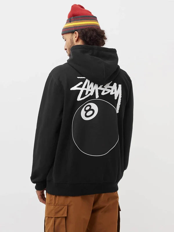 Stussy 8 Ball Black Hoodie