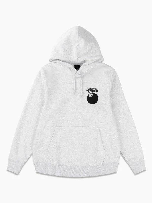 Stussy 8 Ball Hoodie Grey