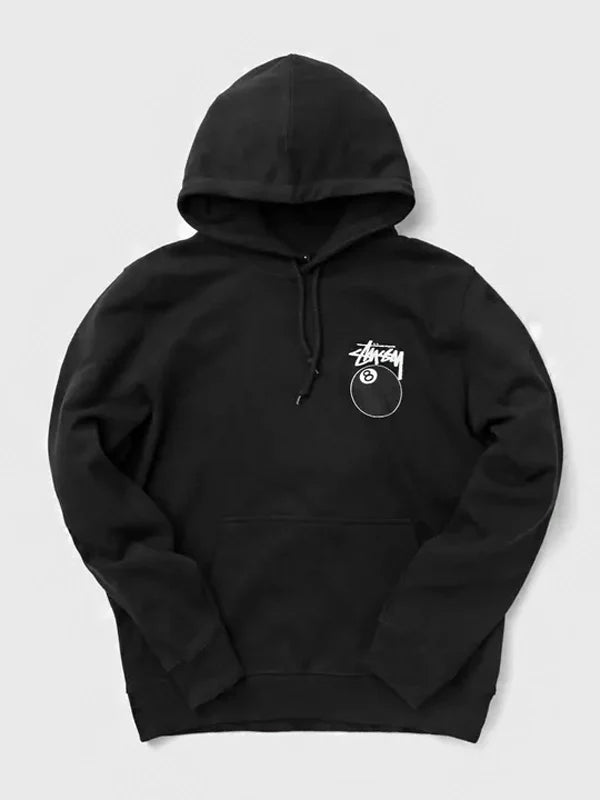 Stussy 8 Ball Pullover Hoodie Black