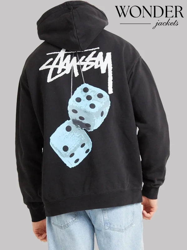 Stussy Dice Hoodie Black