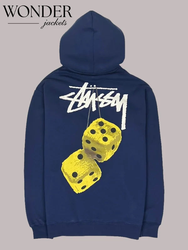 Stussy Dice Hoodie Blue