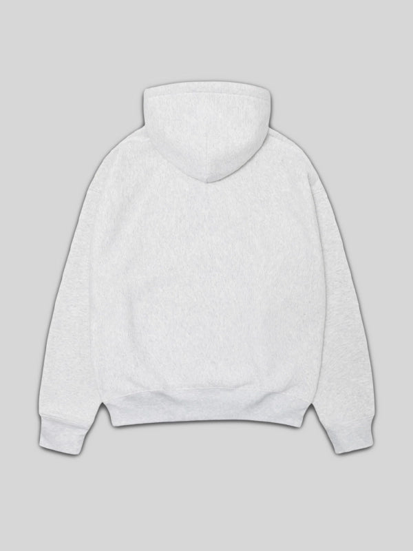 Stussy Felt Applique Hoodie Grey