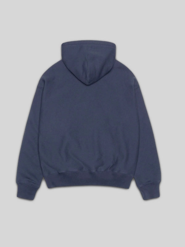 Stussy Felt Applique Hoodie Blue