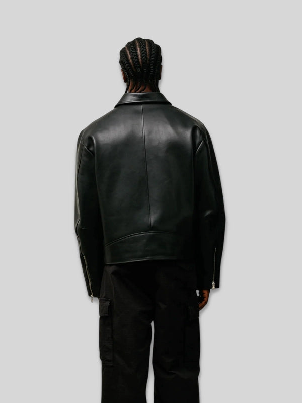 【試着のみタグ付き】stussy biker jacket leather L 試着のみタグ付き】stussy biker jacket leather L - メルカリ