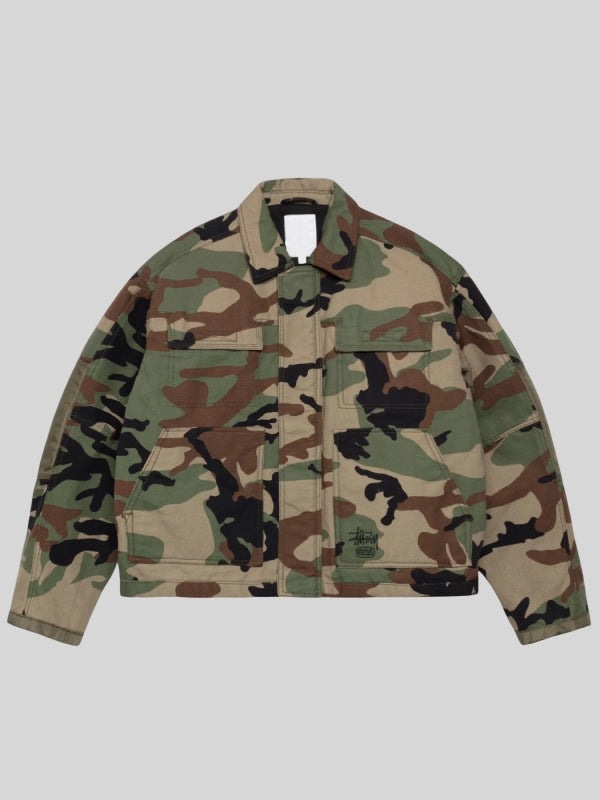 Stussy Camo Utility Work Jacket