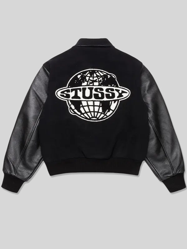 Stussy Globe Varsity Jacket