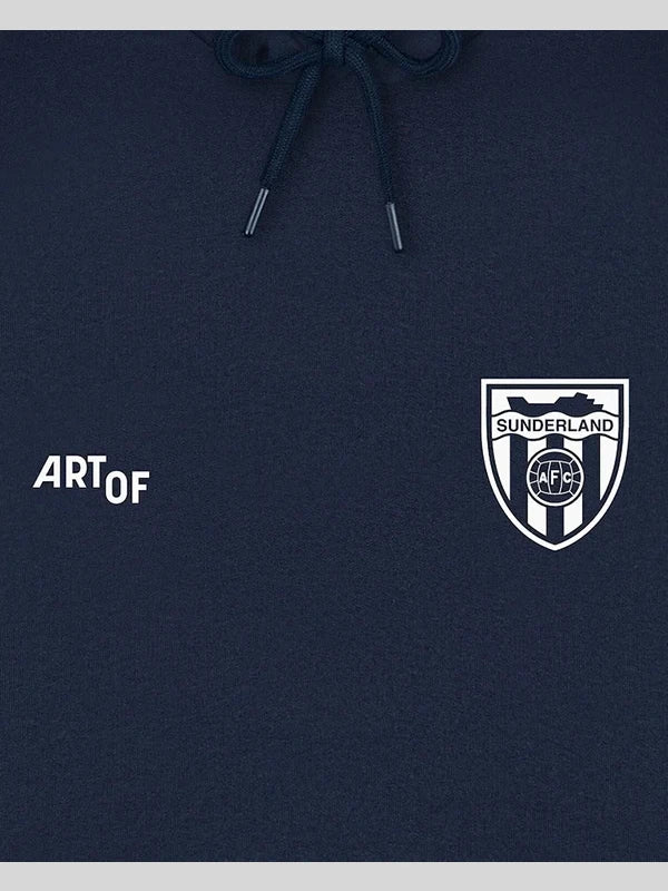 Sunderland x Art of Football Label Print Hoodie For Sale