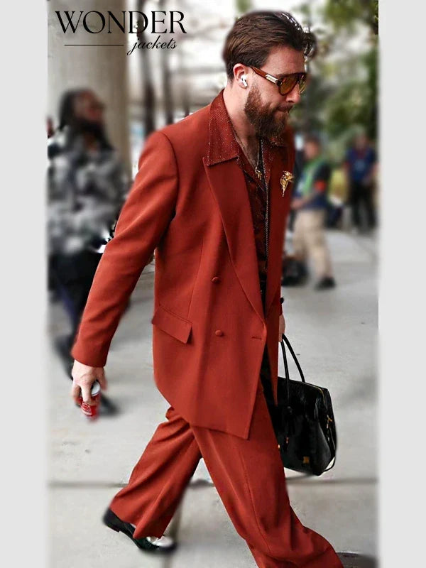 Super Bowl LIX Travis Kelce Suit