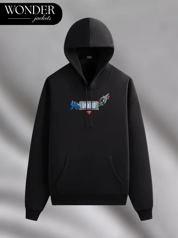 Superman x Kith Booth Nelson Hoodie Black