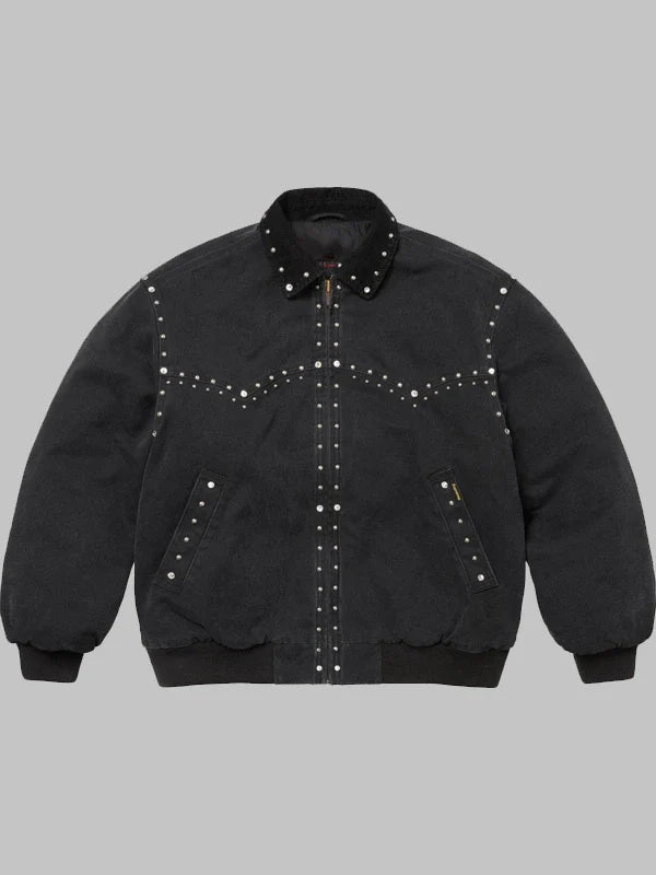 Supreme B.B. Simon Studded Work Jacket Black