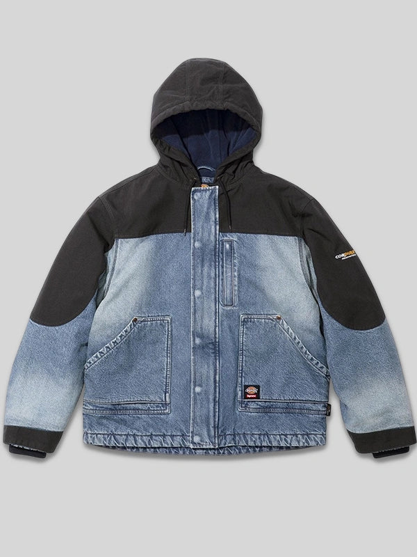 Supreme Dickies Cordura Hooded Work Jacket Blue