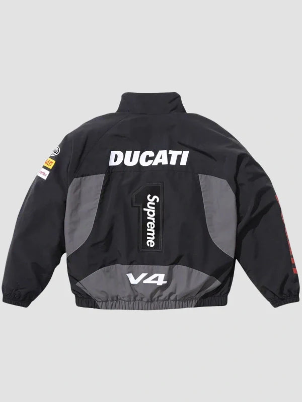 Supreme Ducati Black Track Jacket