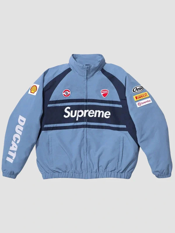 Supreme Ducati Blue Track Jacket