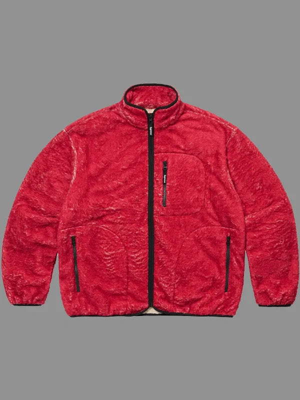 Supreme Kate Moss Fleece Jacket Red