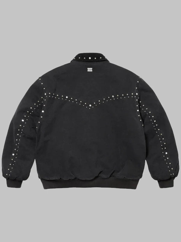 Supreme Studded Black Work Jacket