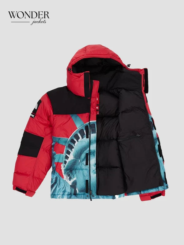 Supreme The North Face Statue of Liberty Baltoro Red Jacket