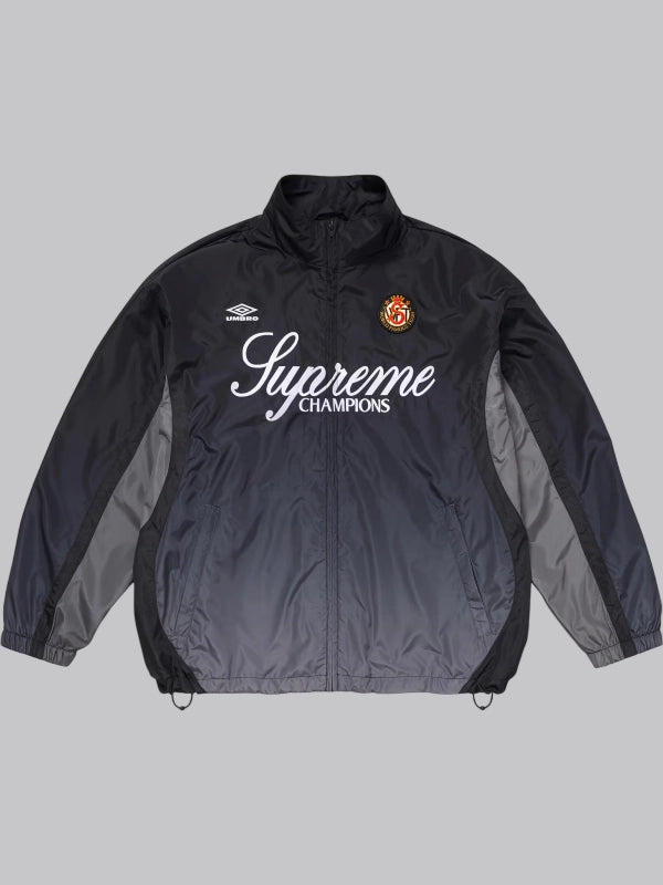 supreme×umbro 22SS blackTrackJacket（あん様） SUPREME 25FW SUPREME®/UMBRO® GRADIENT TRACK JACKET