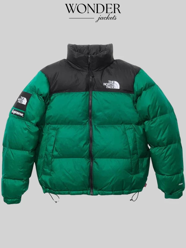 Supreme X The North Face Nuptse Jacket Green