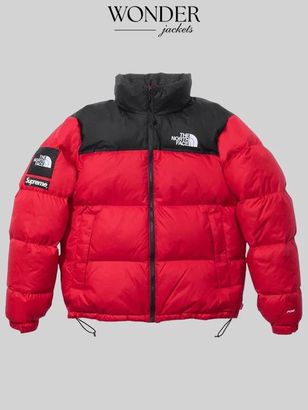 Supreme X The North Face Nuptse Jacket Red