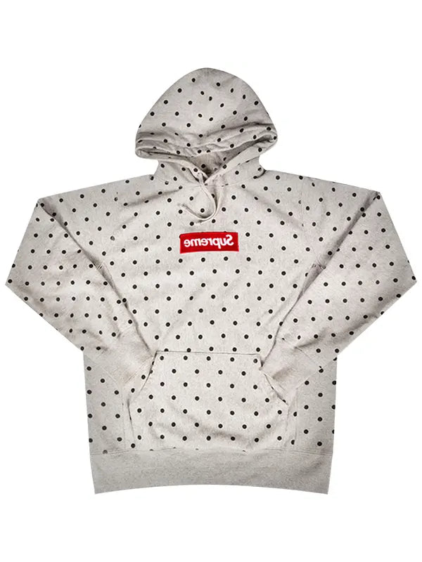 Supreme x Comme des Garcons SHIRT Polka Dot Box Logo Hooded Sweatshirt