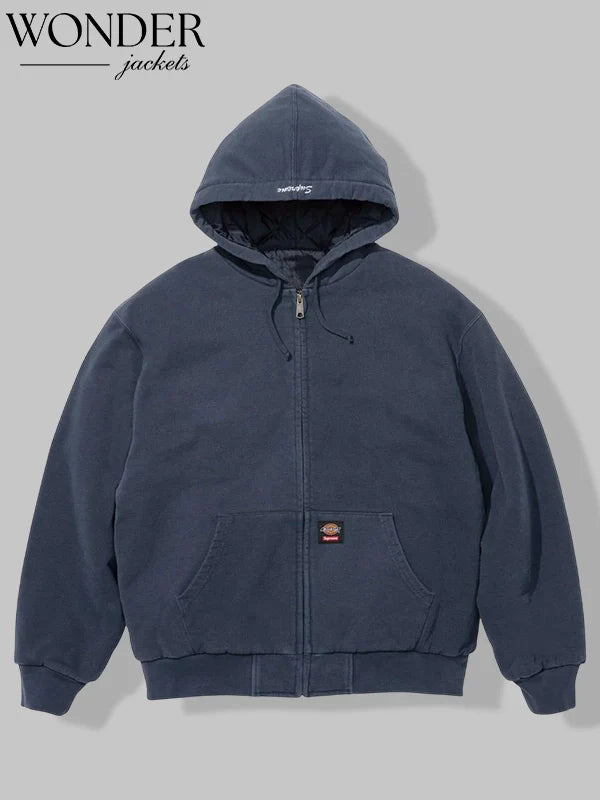 Supreme x Dickies Blue Hoodie