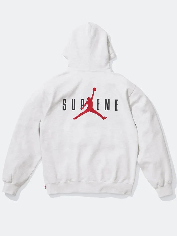 Supreme x Jordan Hooded Pullover White