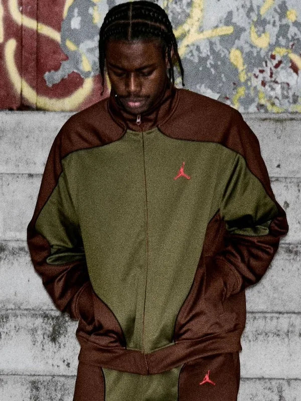 Supreme x Jordan Track Jacket Olive