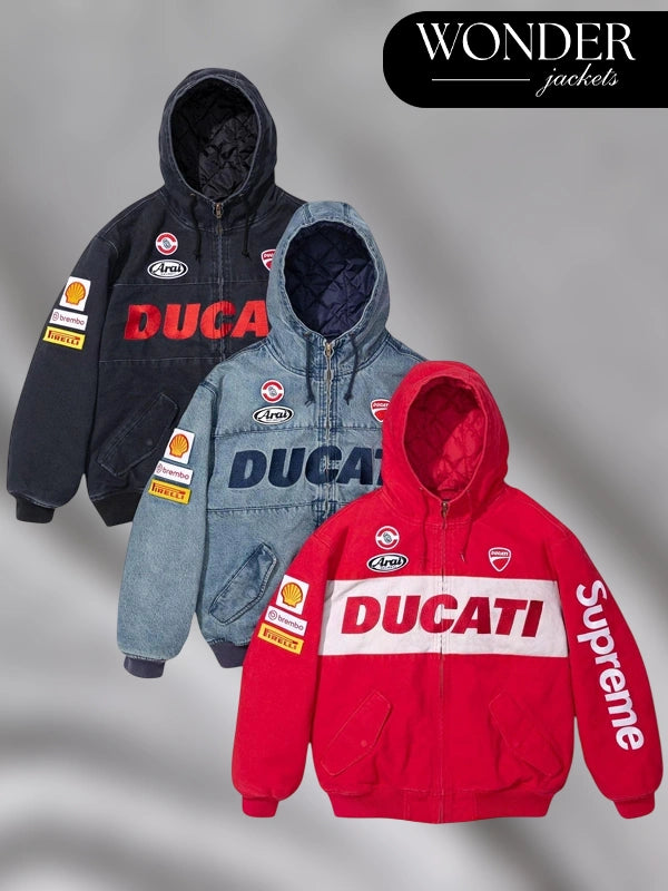 Supreme Ducati Hooded Racing Jacket