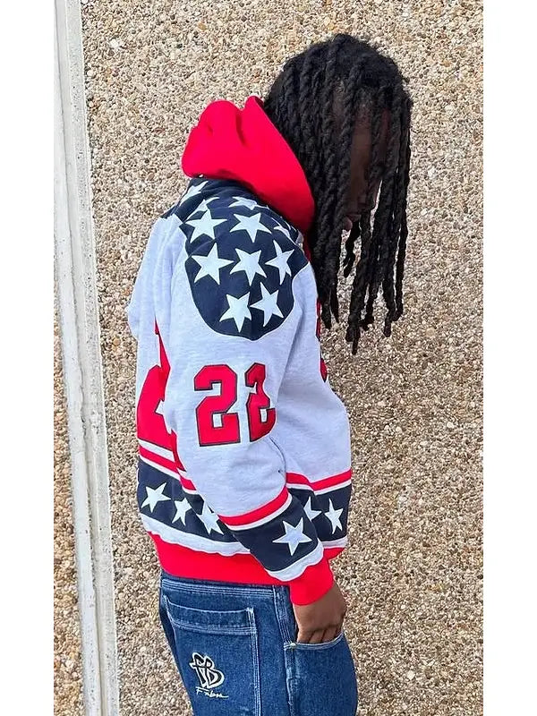 Supreme Hockey Hooded Sweatshirt_FW22_AshGrey