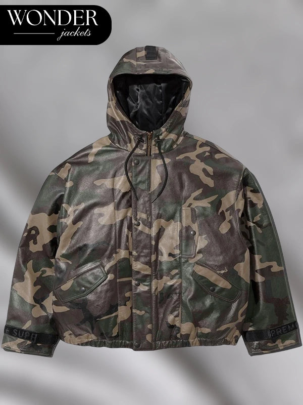 Supreme x Marithé + François Girbaud Camo Leather Jacket 