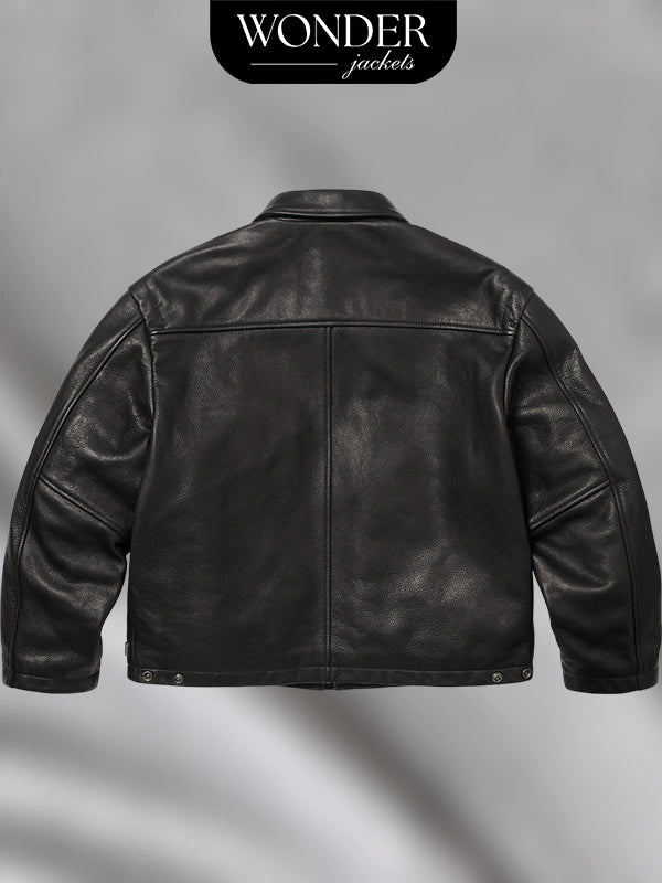 Supreme x Schott NYC Leather Jacket Black