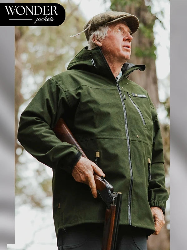 Swazi Ibex Light Green Hooded Jacket