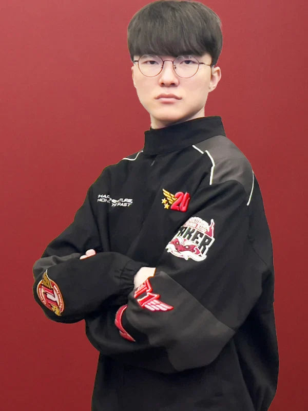 T1 20th Anniversary Special Black Zip-Up Jacket
