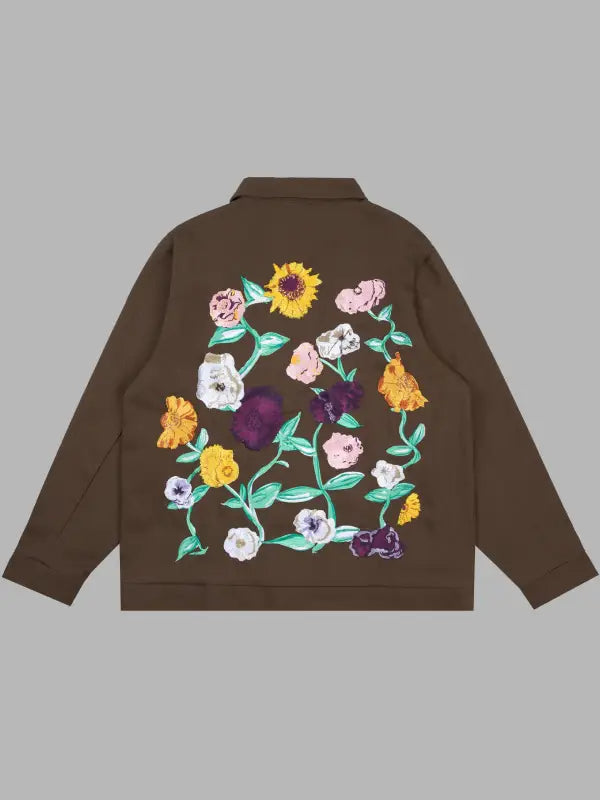 Taylor Swift Acoustic Piano Brown Floral Jacket