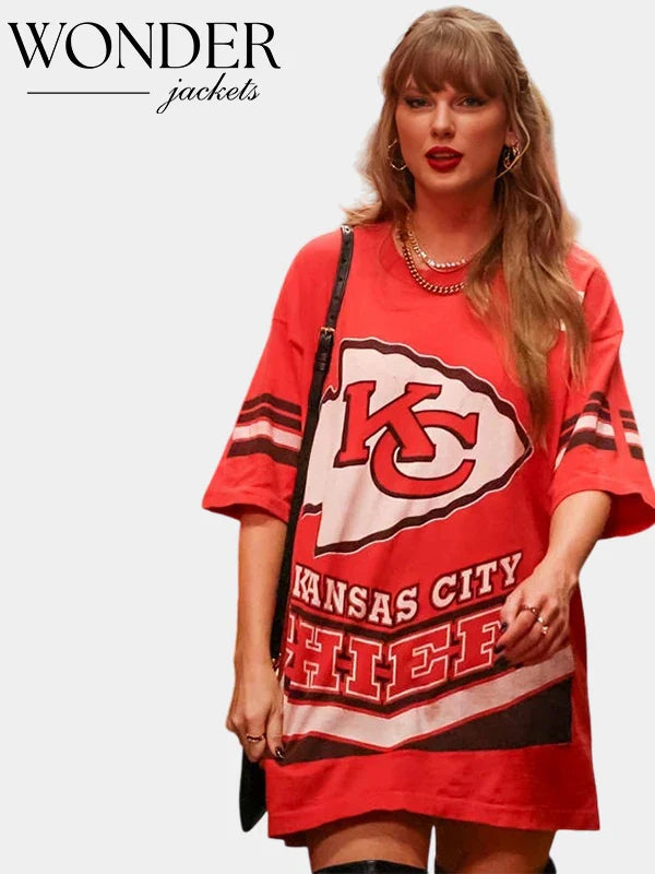 Taylor Swift Chiefs T-shirt Red