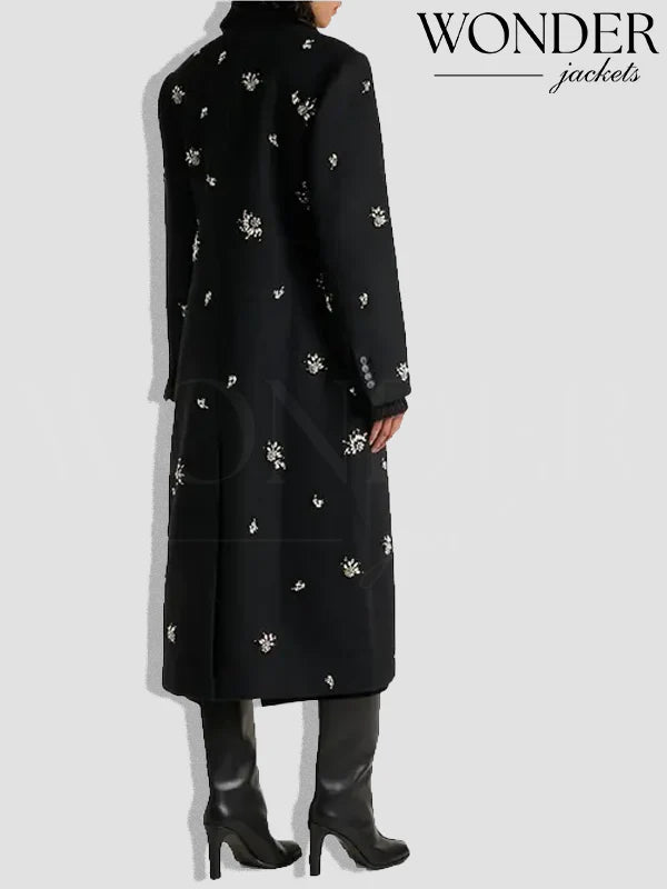 Taylor Swift Embellished Wool-Blend Coat