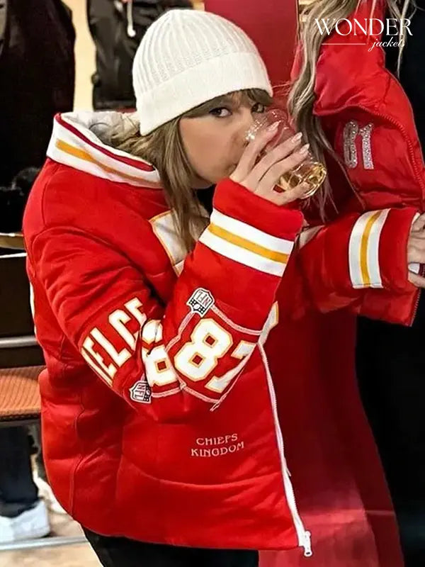 Taylor Swift Kelce 87 Puffer Jacket