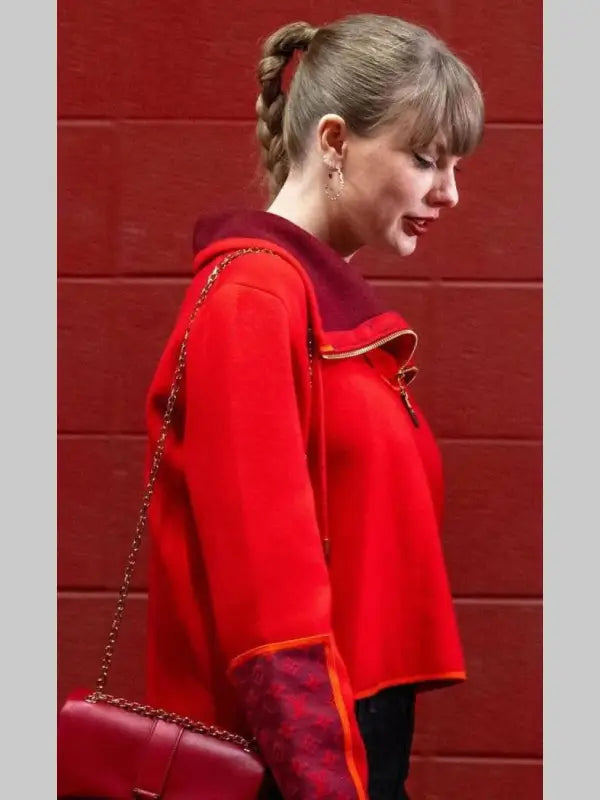 Taylor Swift Louis Vuitton Red Sweater