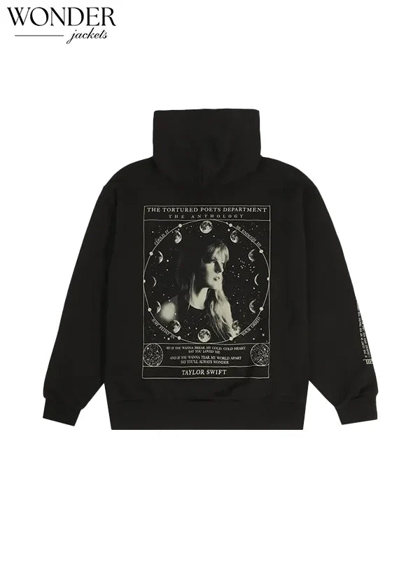 Taylor Swift TTPD Say You’ll Always Wonder Black Hoodie