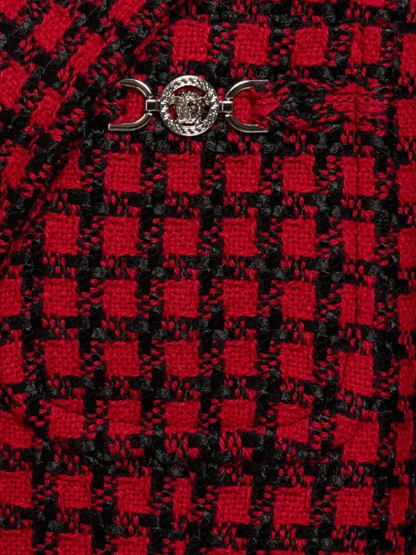 Taylor Swift Versace Red Tweed Blazer