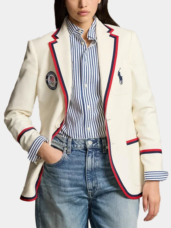 Team USA Flagbearer Uniform Blazer White