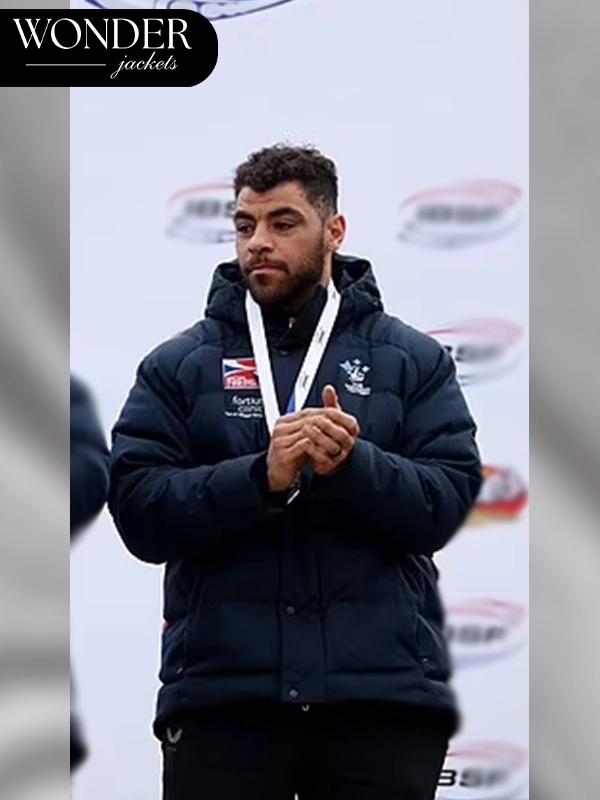 Team GB bobsledder Olympics Puffer Jacket