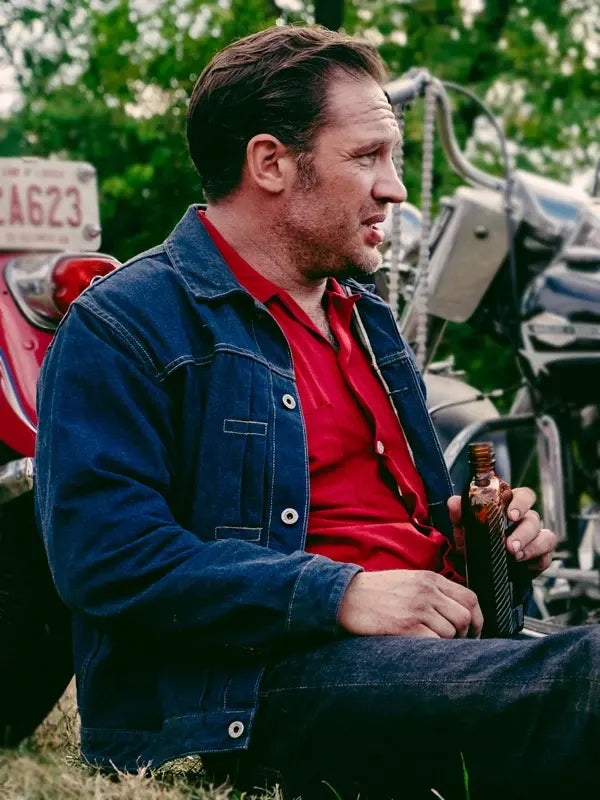 The Bikeriders Tom Hardy Blue Denim Jacket