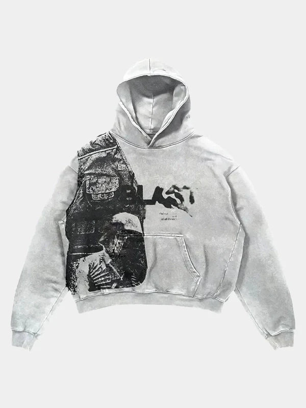 The Blast White Hoodie