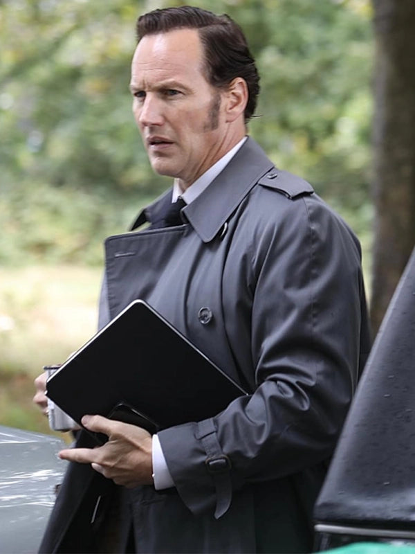 The Conjuring 4 Patrick Wilson Grey Coat